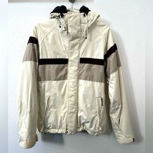 Billabong Ski Snow Snowboard Jacket Pilot Series Jetson Women Small S Tan Brown